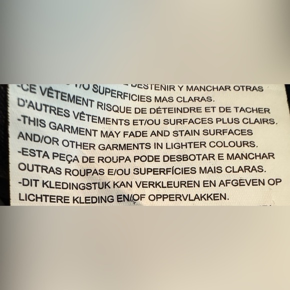 EUC Zara Metallic Gray Coated Wide Leg Jeans On Trend! - Picture 11 of 11